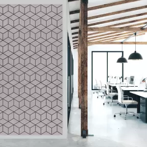 Office mit Akustikdesignpanel