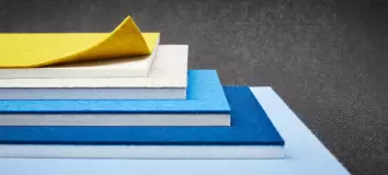 Acoustic felts acoustic absorber as design and decoration in different colors laminated with design felt from wool felt