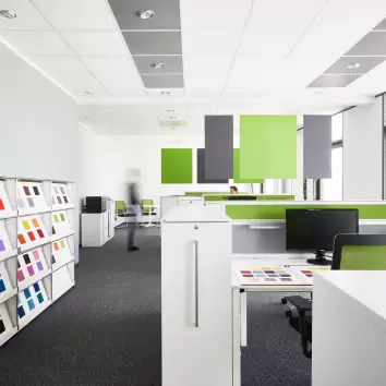 Felt factory M&K building office design felt colors acoustic & design felts